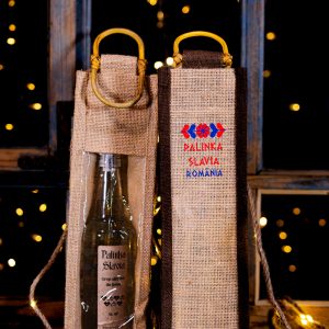 Plasă cadou din iută - Palinka Slavia